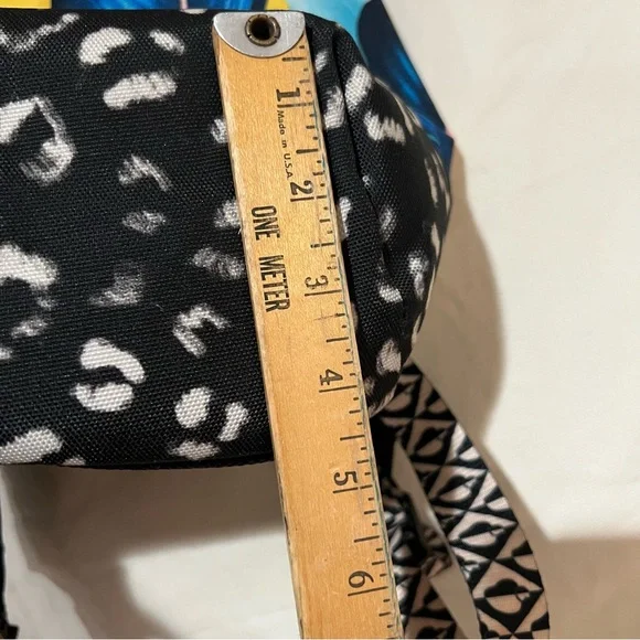 Adidas Blue and Yellow Tropical Print Backpack - Picture 8 of 11